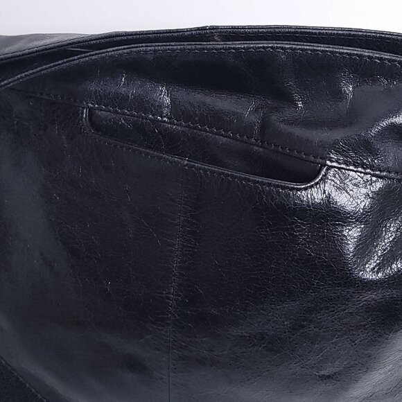 Hobo bianka leather shoulder bag black - Picture 9 of 12